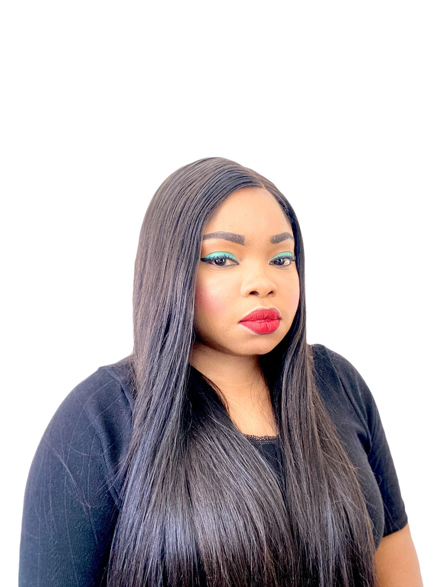 MLH Luxe bone-straight human-hair wig